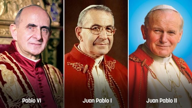 1978 Papas Pablo VI, Juan Pablo I y Juan Pablo II, Vaticano