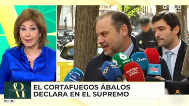 Ana Rosa Quintana habla de Ábalos.