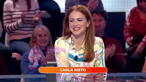 Carla Nieto en el plató de Pasapalabra (Atresmedia).