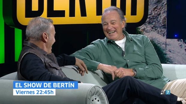 Carlos Lozano y Bertín Osborne en El Show de Bertín. (RTVA)