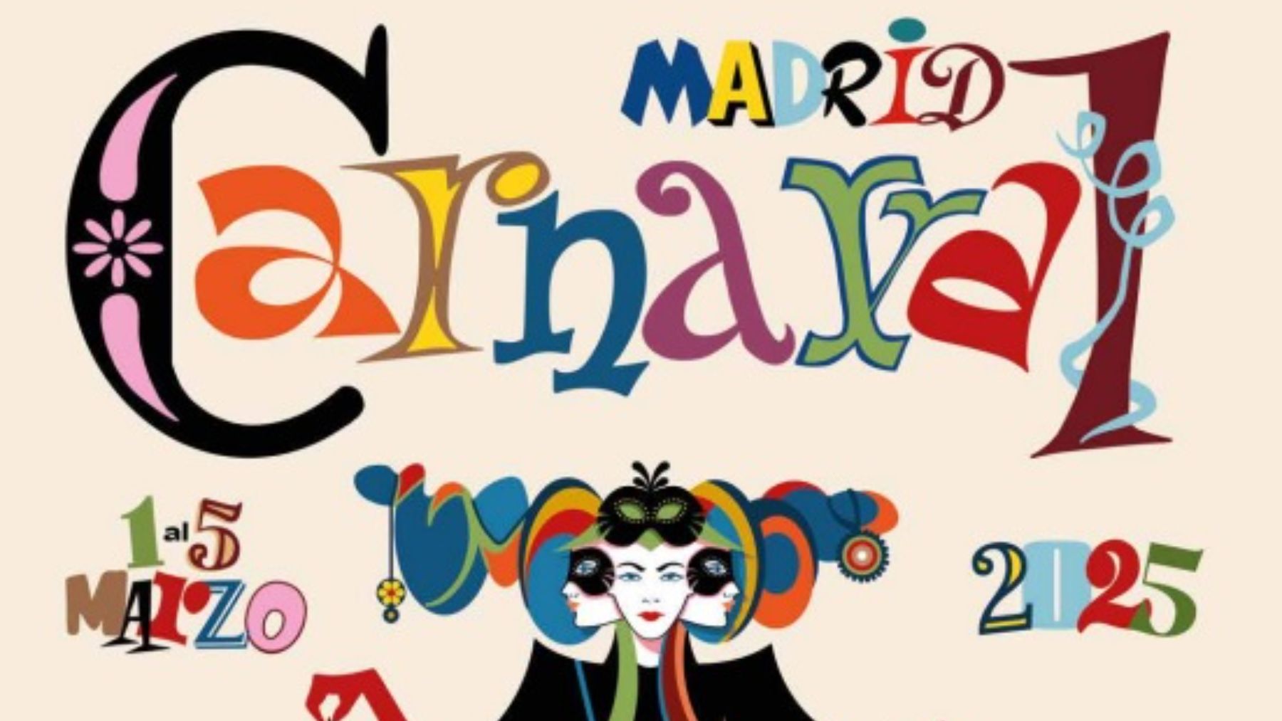 Cartel del Carnaval de Madrid 2025.