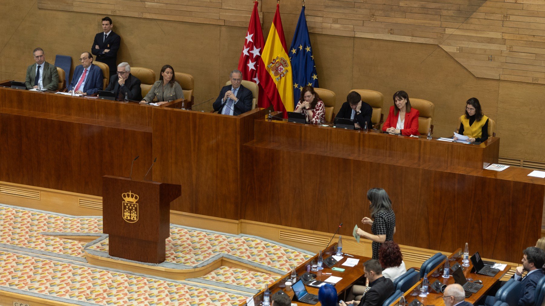 Un pleno en la Asamblea de Madrid.