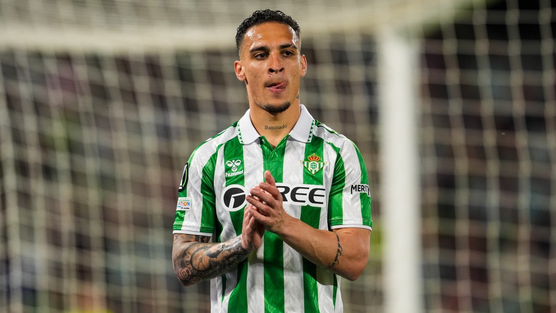 Antony, durante el Betis-Gent de Europa League. (EP)