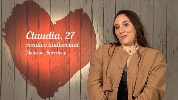 Claudia, participante de 'First Dates'. (Mediaset)