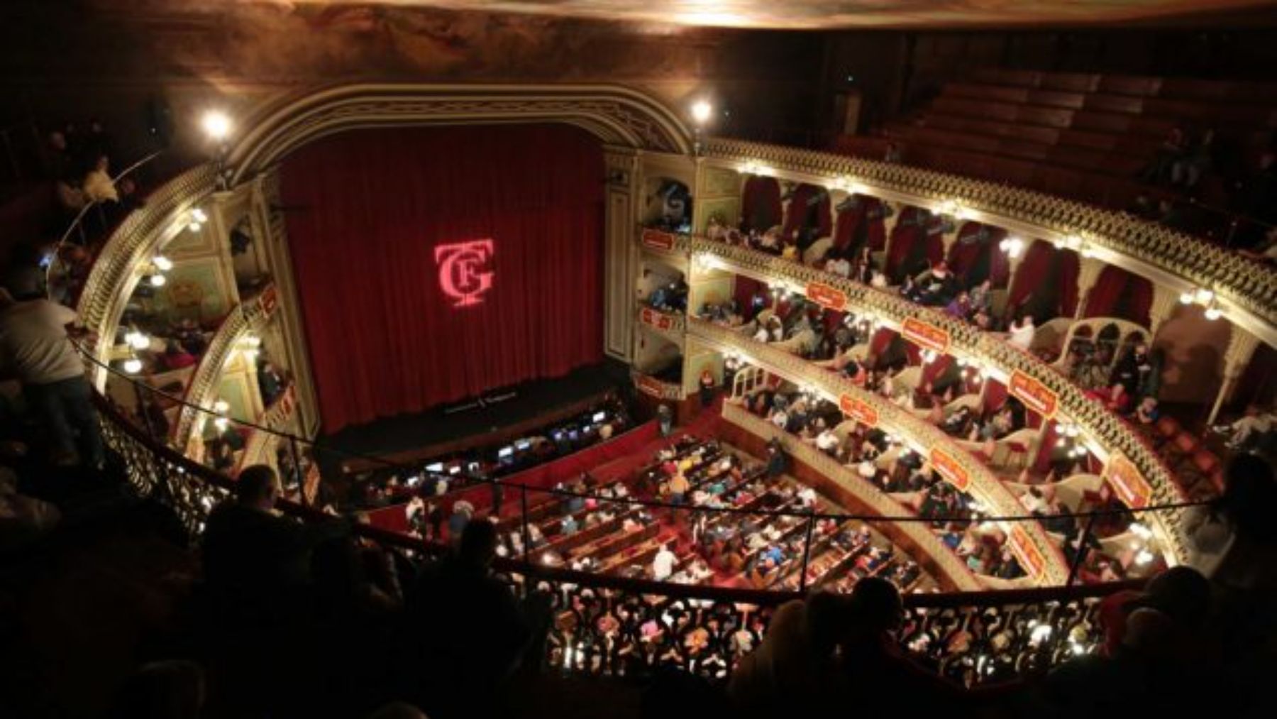 Interior del Gran Teatro Falla.