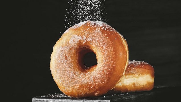 donas en freidora de aire, receta dulce, donas