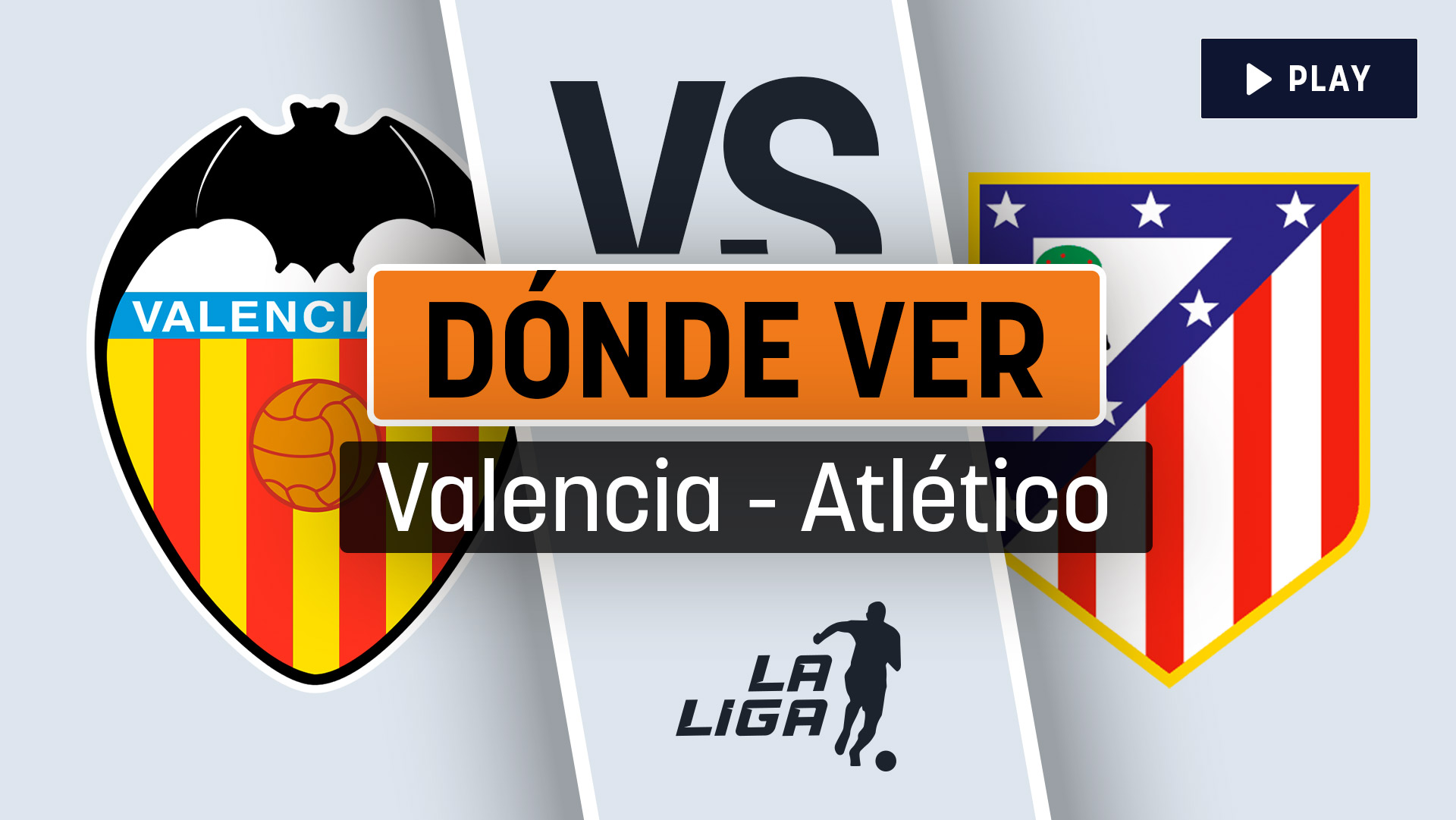 Valencia – Atlético de Madrid: horario y dónde ver el partido de la Liga en directo y online