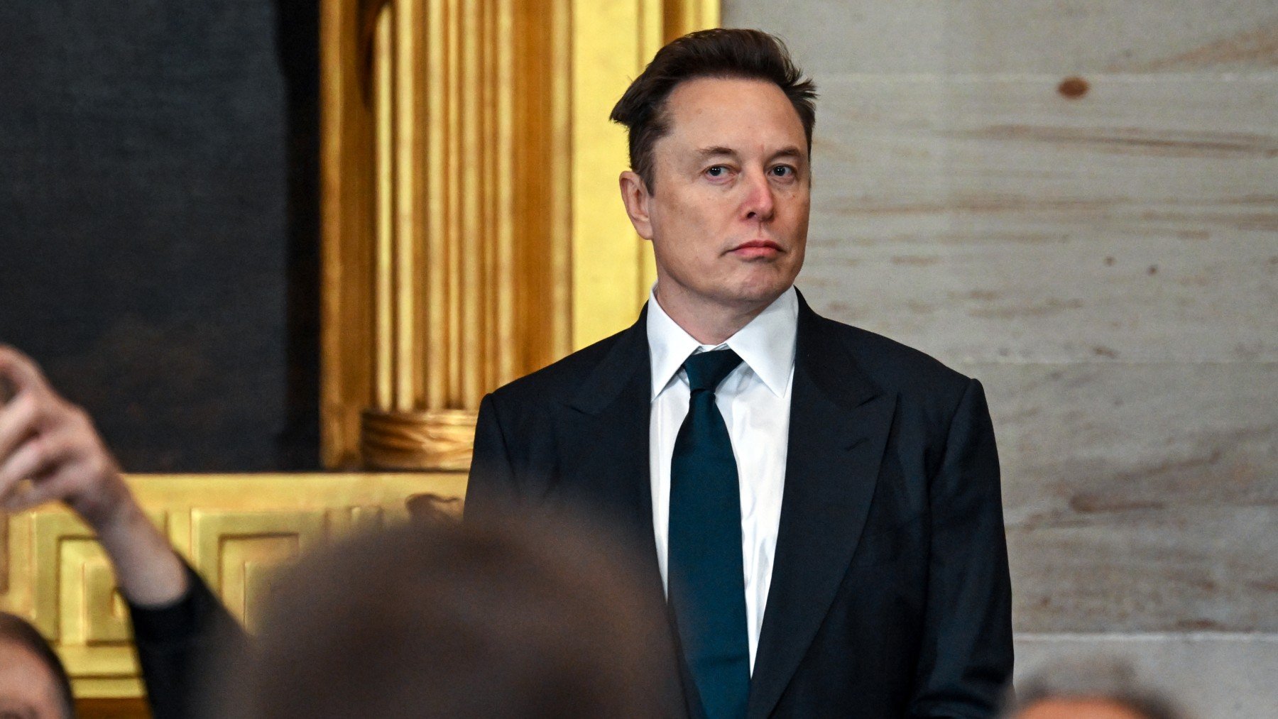 Elon Musk, en un acto. (Getty)