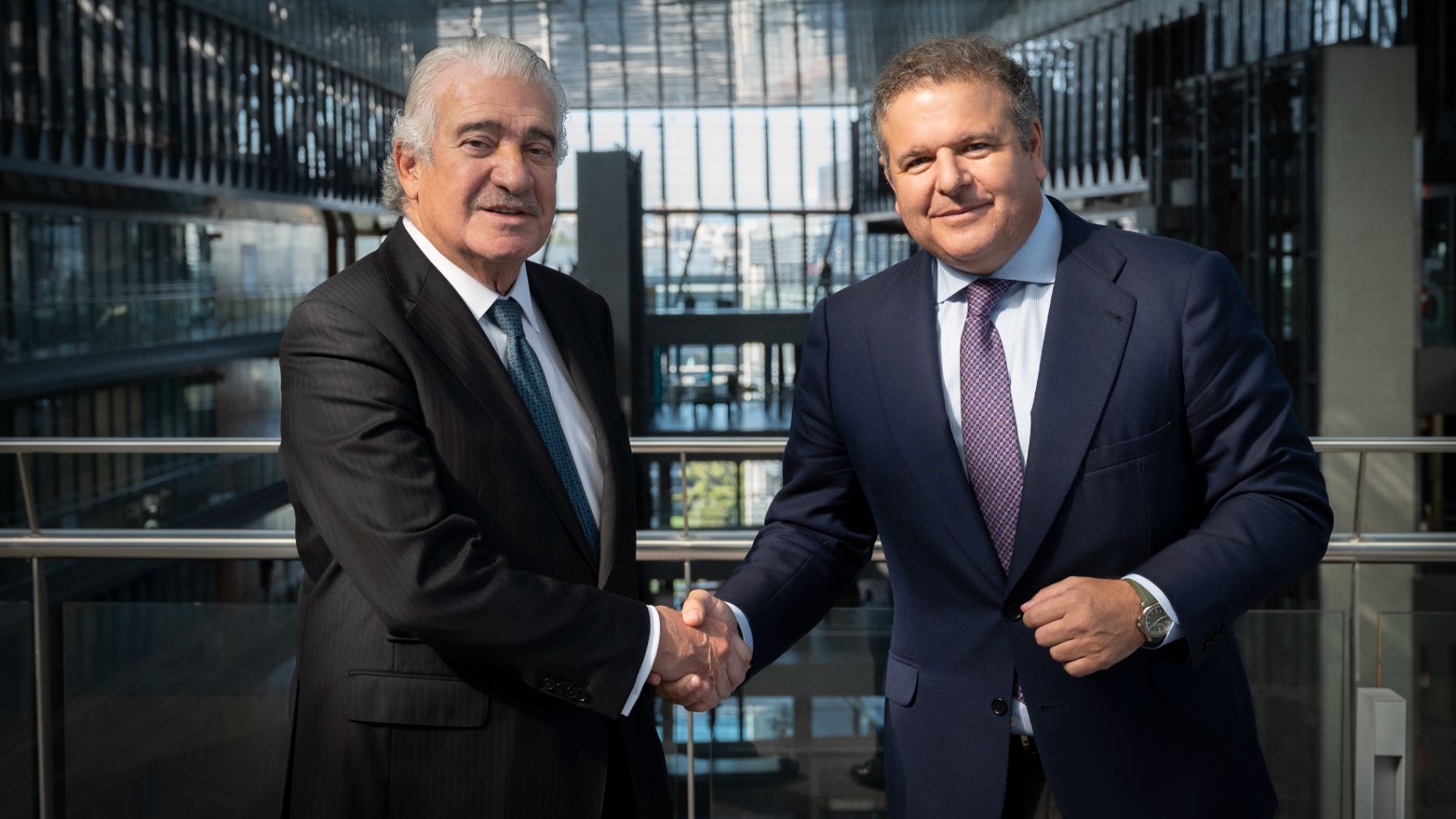 José Bogas, consejero delegado de Endesa, y Alejandro Ayala, presidente de Grupo Cívitas.