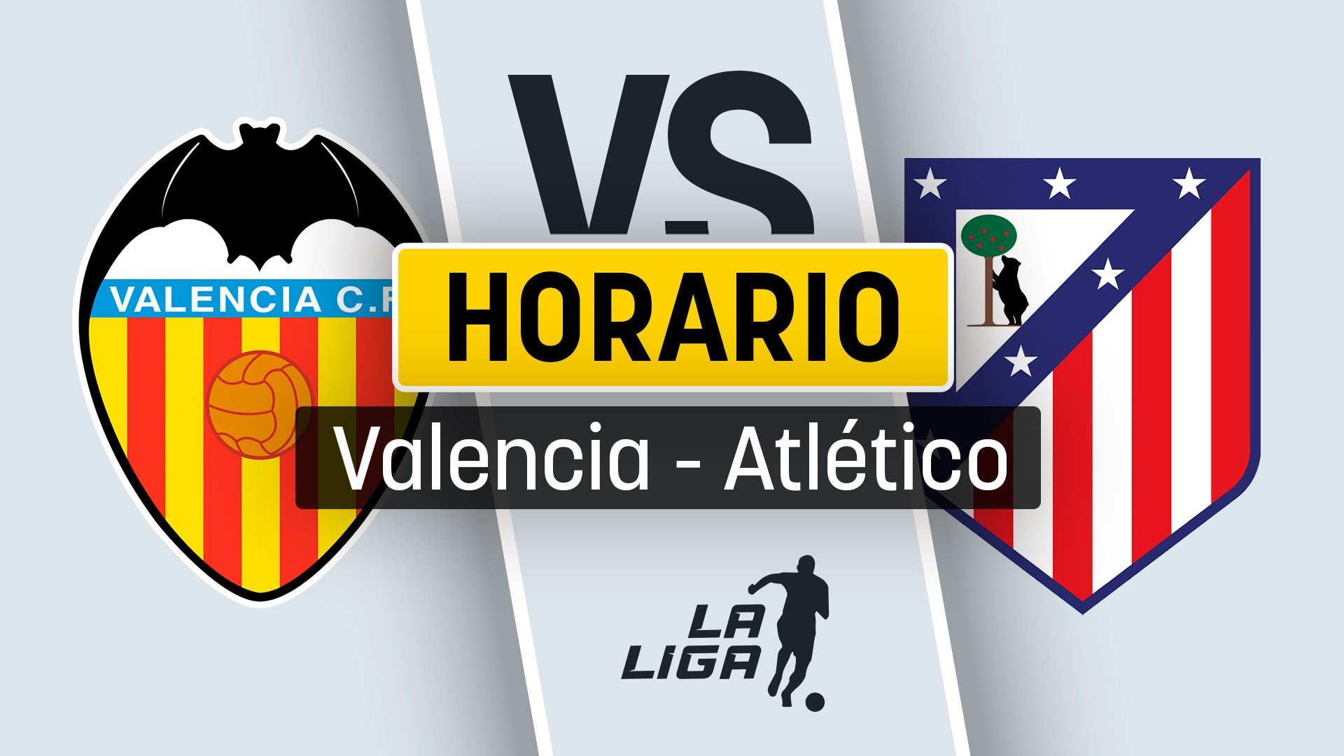 Valencia – Atlético de Madrid: horario y dónde ver el partido de la Liga en directo y online.