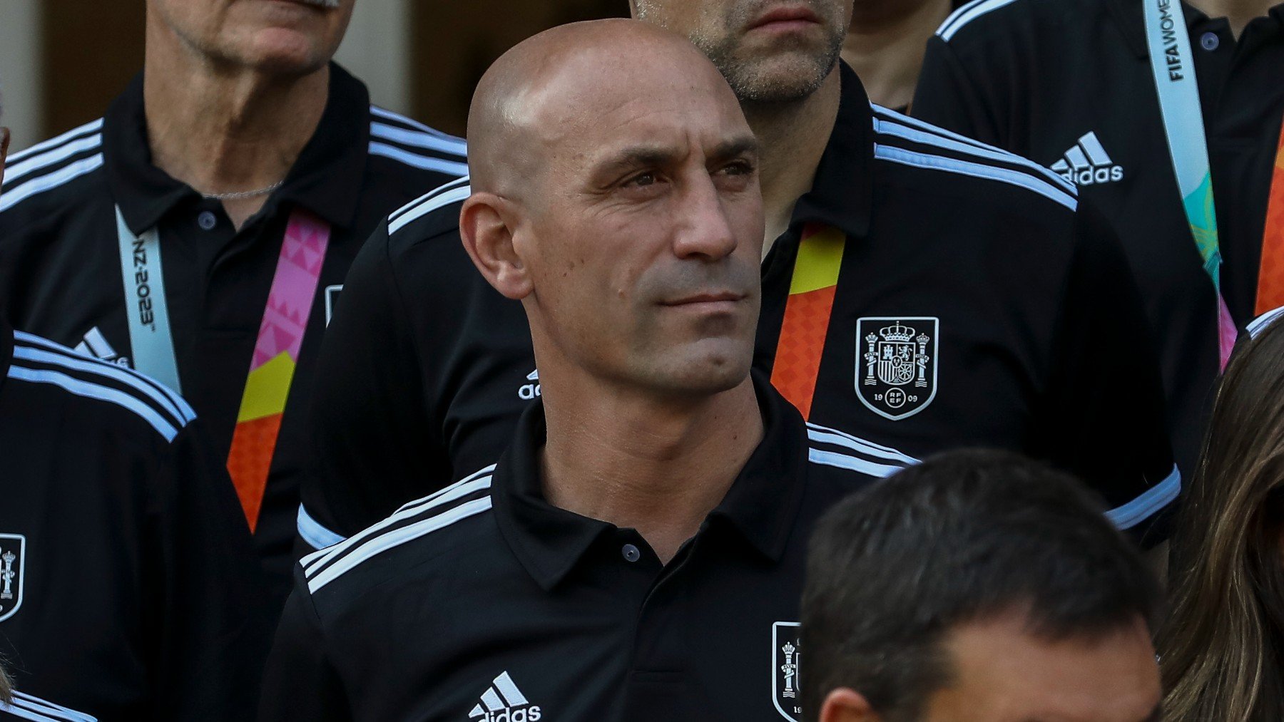 Luis Rubiales, en la celebración del título mundial de la selección española. (Getty)