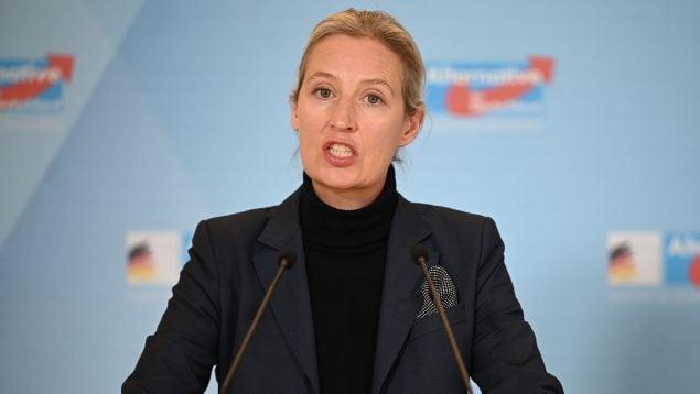 Alice Weidel, líder de la AfD, alemania, eleeciones, depresión económica