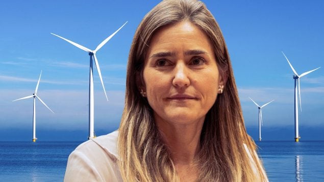 Sara Aagesen Muñoz, Vicepresidenta tercera del Gobierno y ministra para la Transición Ecológica y el Reto Demográfico, pescadores, eólica marina