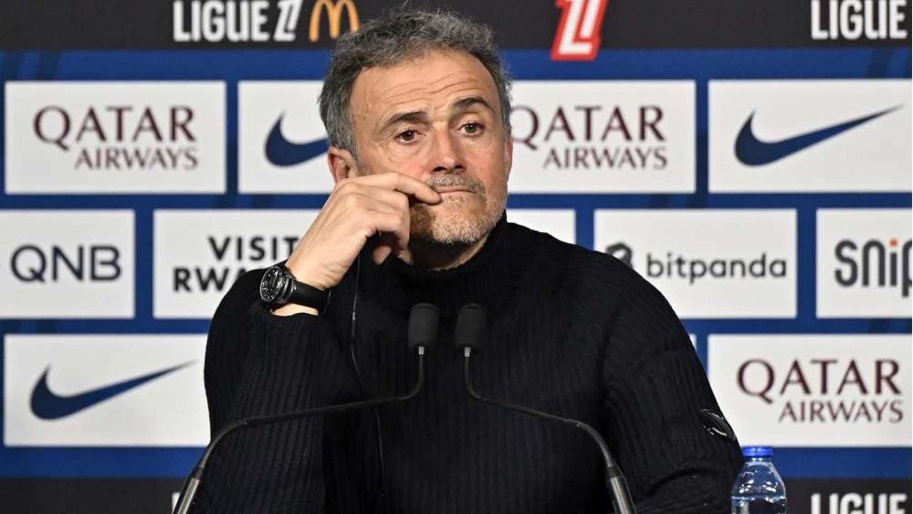 Luis Enrique ‘pasa’ del Liverpool: «No vi el sorteo, estaba tomándome un capuccino»