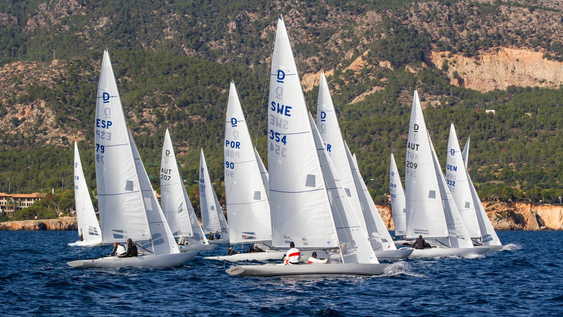 Un momento de la regata.