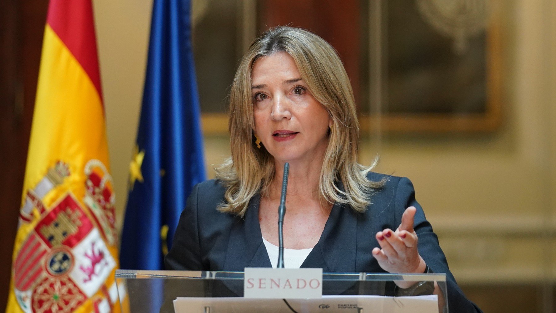 Alicia García, portavoz del PP en el Senado. (Foto: PP)