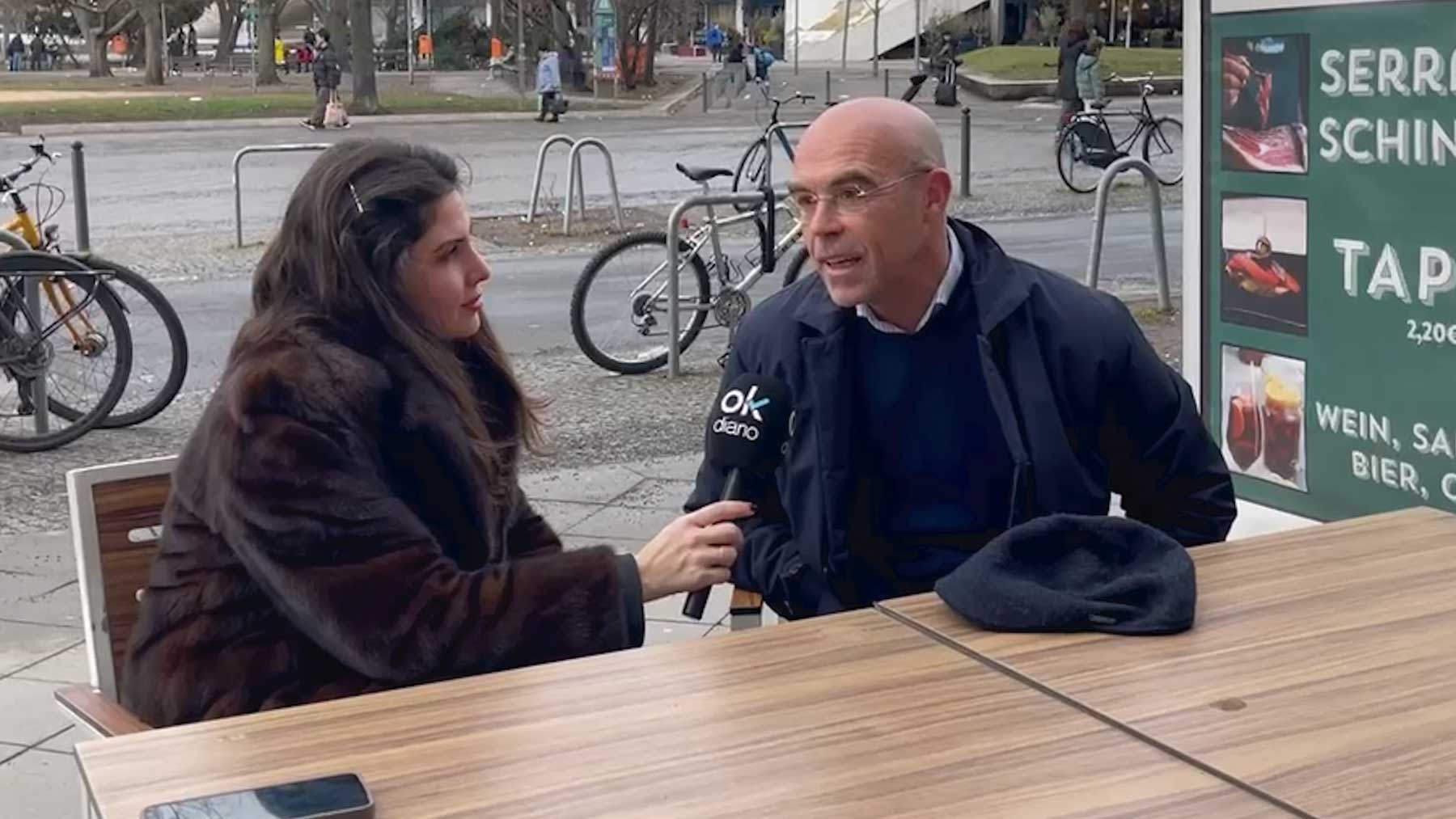 Buxadé, durante la entrevista con OKDIARIO.