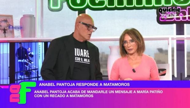 Kiko Matamoros se disculpa con Anabel Pantoja. (Canal Quickie)