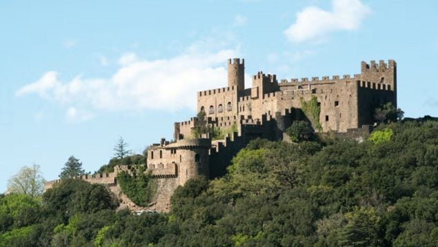 Castillo, monumento, Gerona, Cataluña