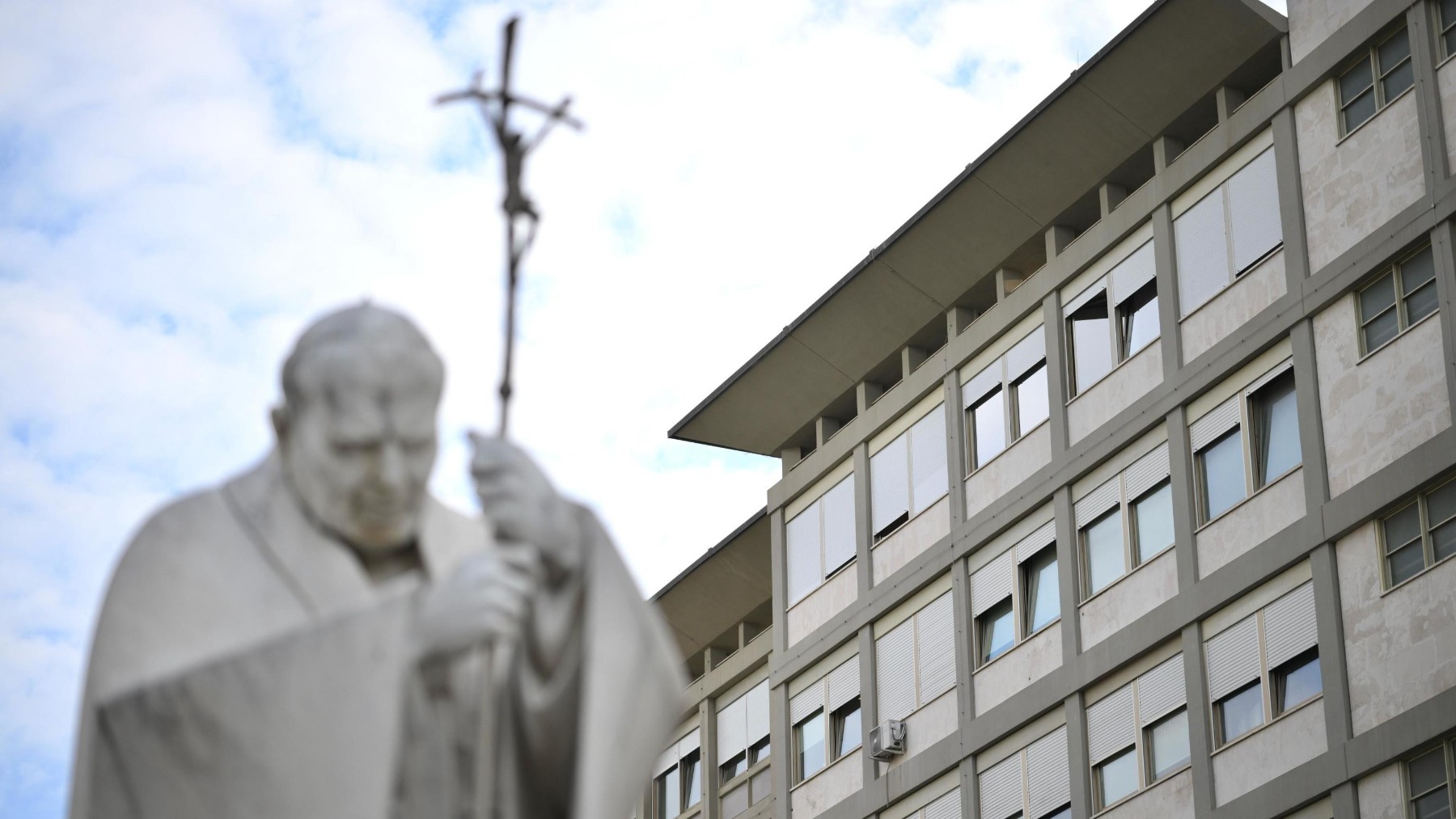 Hospital Gemelli de Roma donde permanece ingresado el Pontífice.