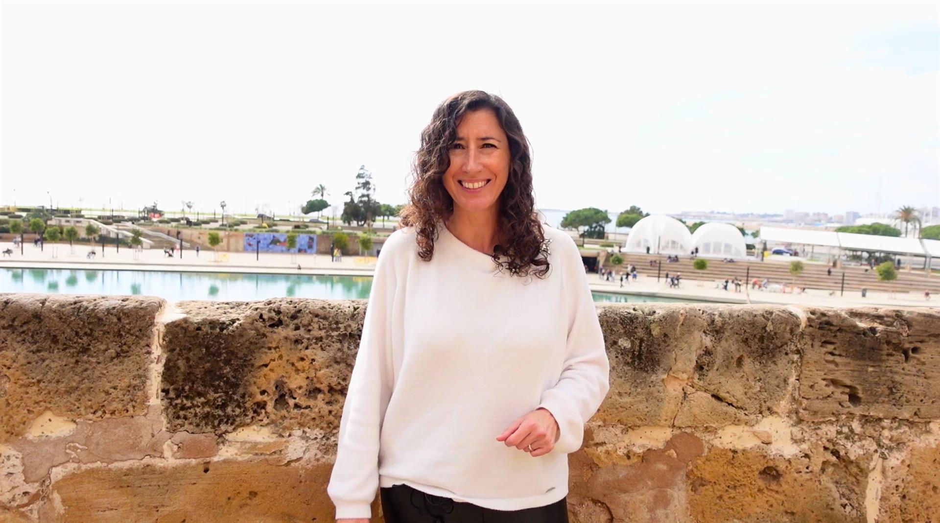 La secretaria general de la Federación Socialista de Mallorca, Amanda Fernández.