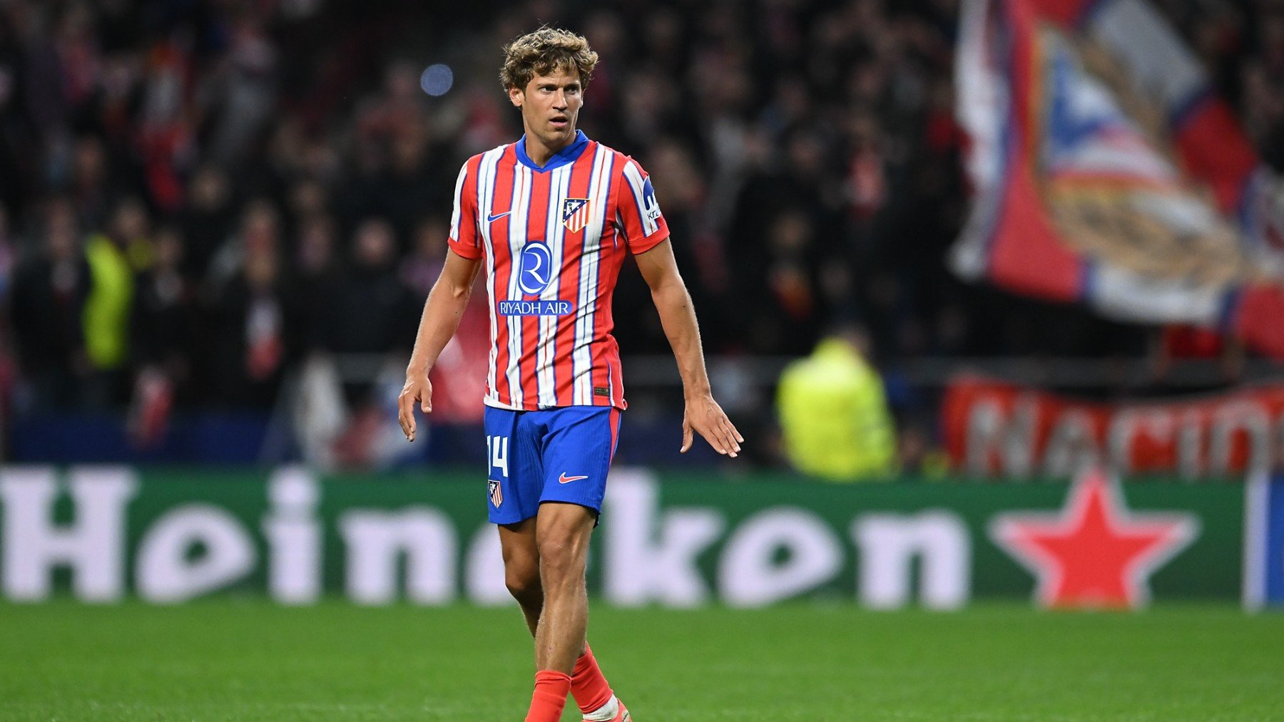 Marcos Llorente durante un partido con el Atlético. (Getty)