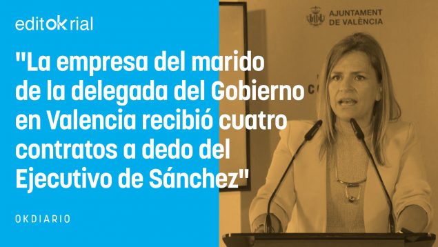Muy locuaz contra Mazón, pero muy callada ante los contratos a su marido