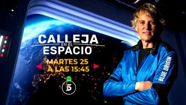 Anuncio promocional de 'Calleja al espacio'. (Mediaset)