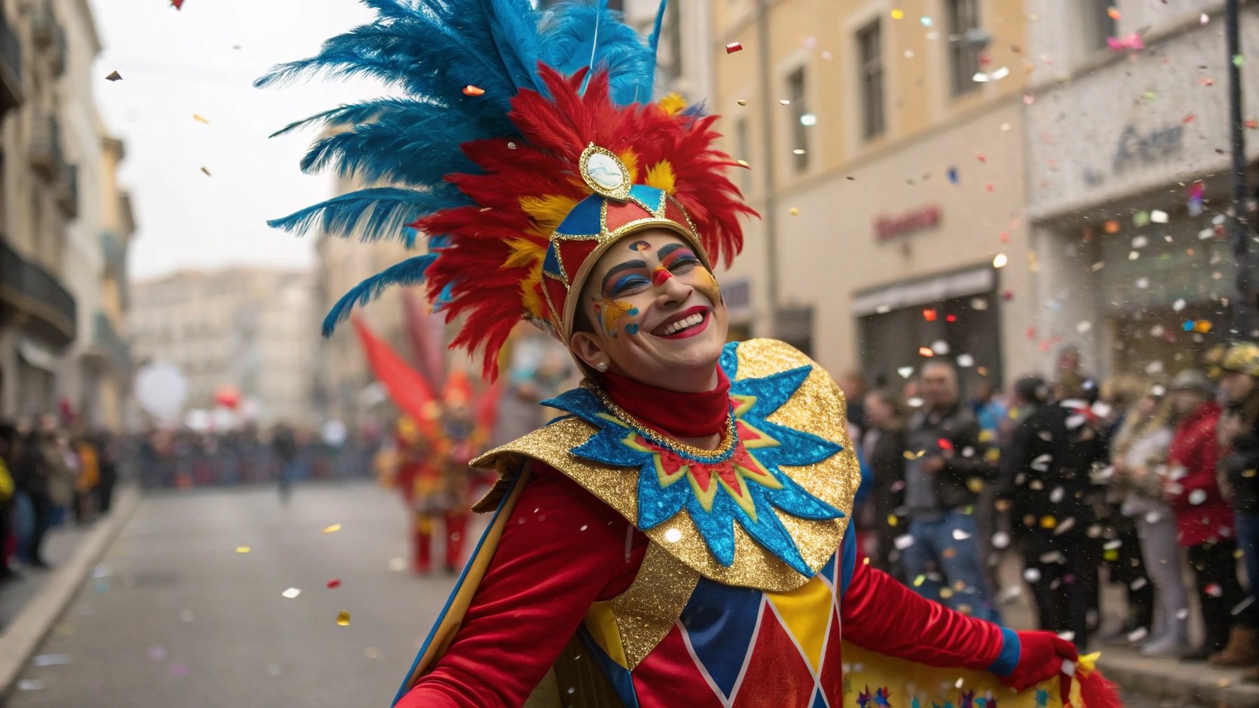 Disfraz de carnaval. Imagen: Ilustración propia.