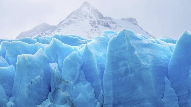 Icebergs, Antártida, casquetes de hielo polares