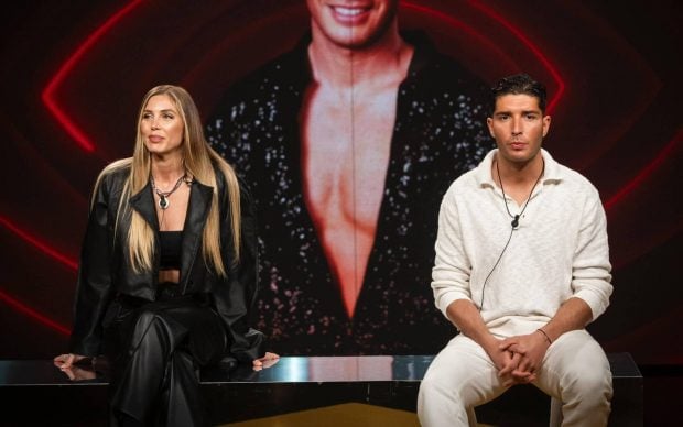 Romina Malaspina y Álex Ghita en 'GH DÚO 3'. (Mediaset)