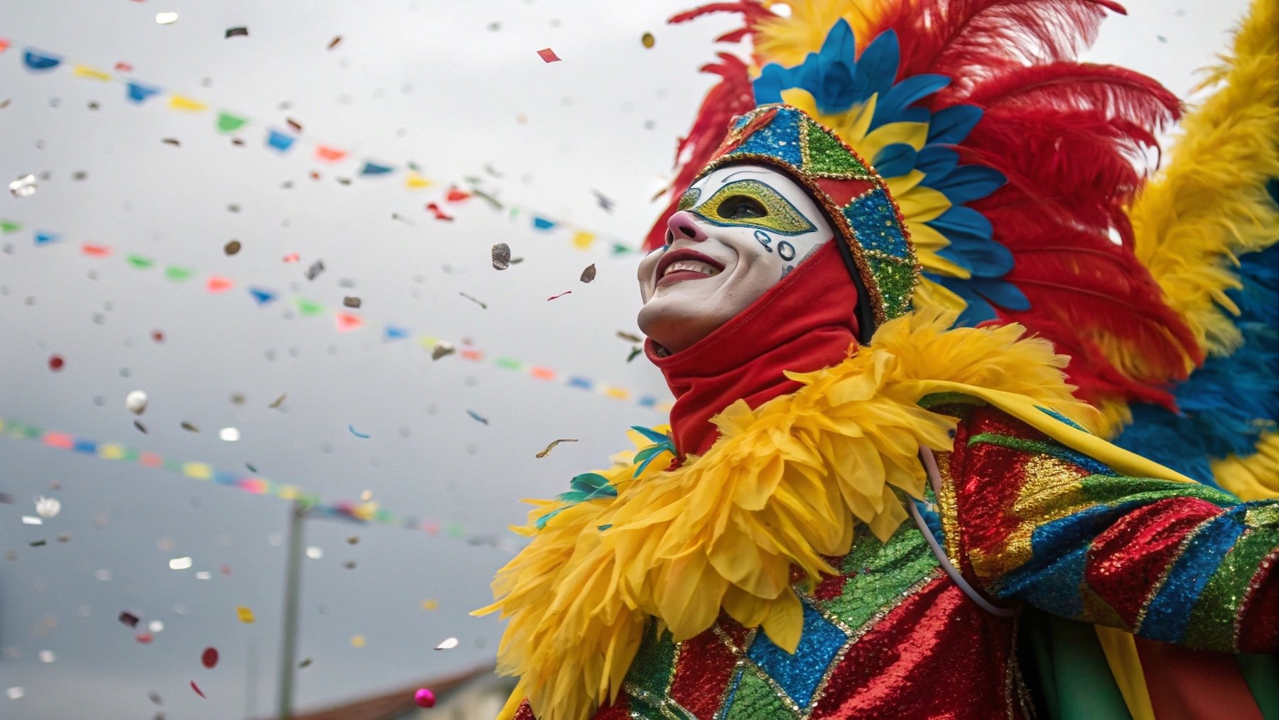 Disfraz de carnaval. Imagen: Ilustración propia.