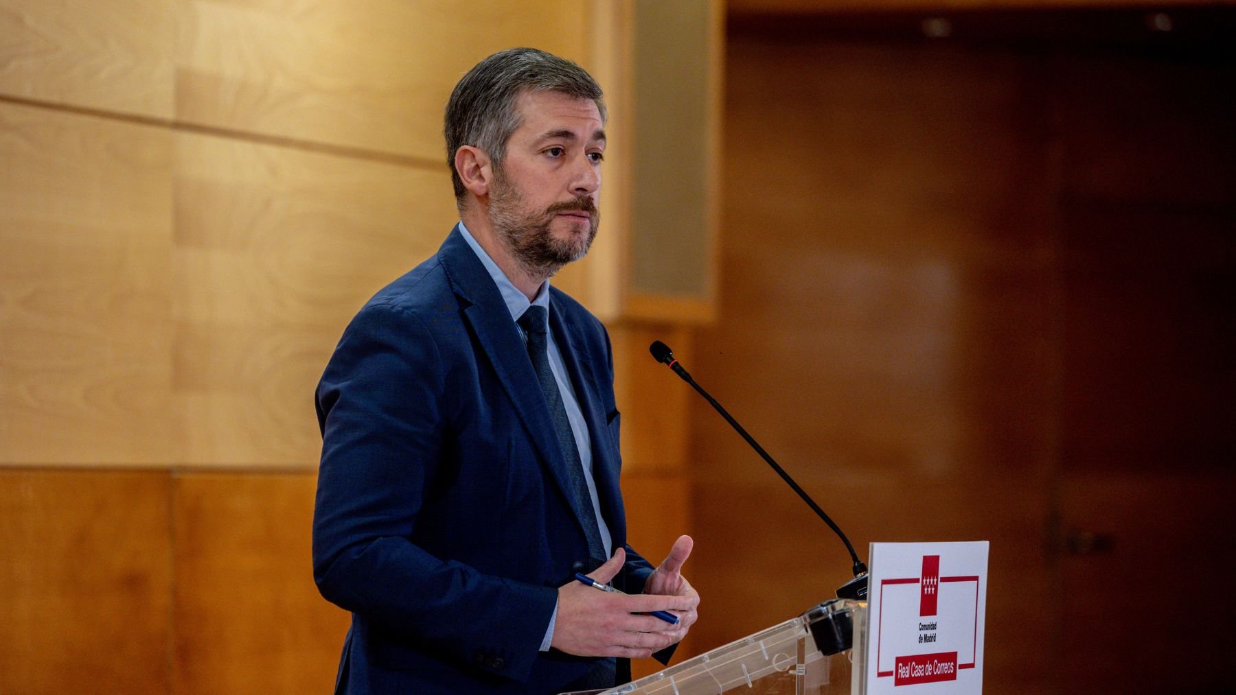 El consejero de Presidencia de la Comunidad de Madrid, Miguel Ángel García Martín. (Foto:EP)