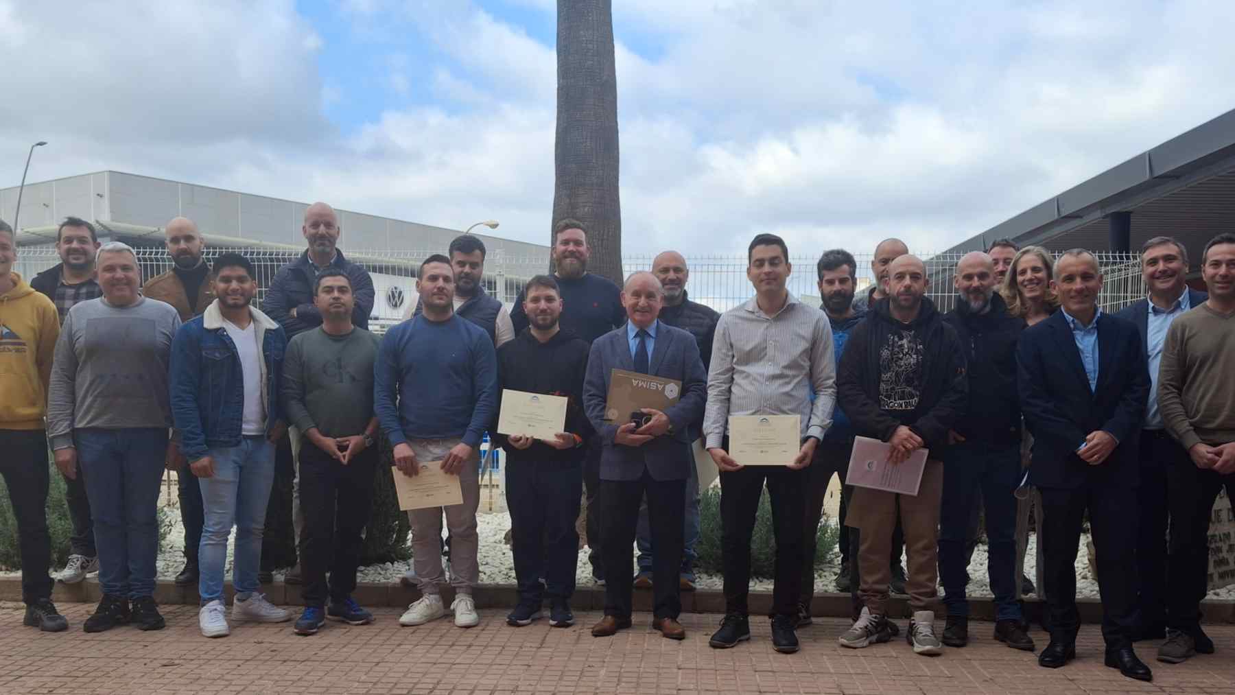 Alumnos de la sexta edición del Curso Avanzado de Mantenimiento de Hotecma.