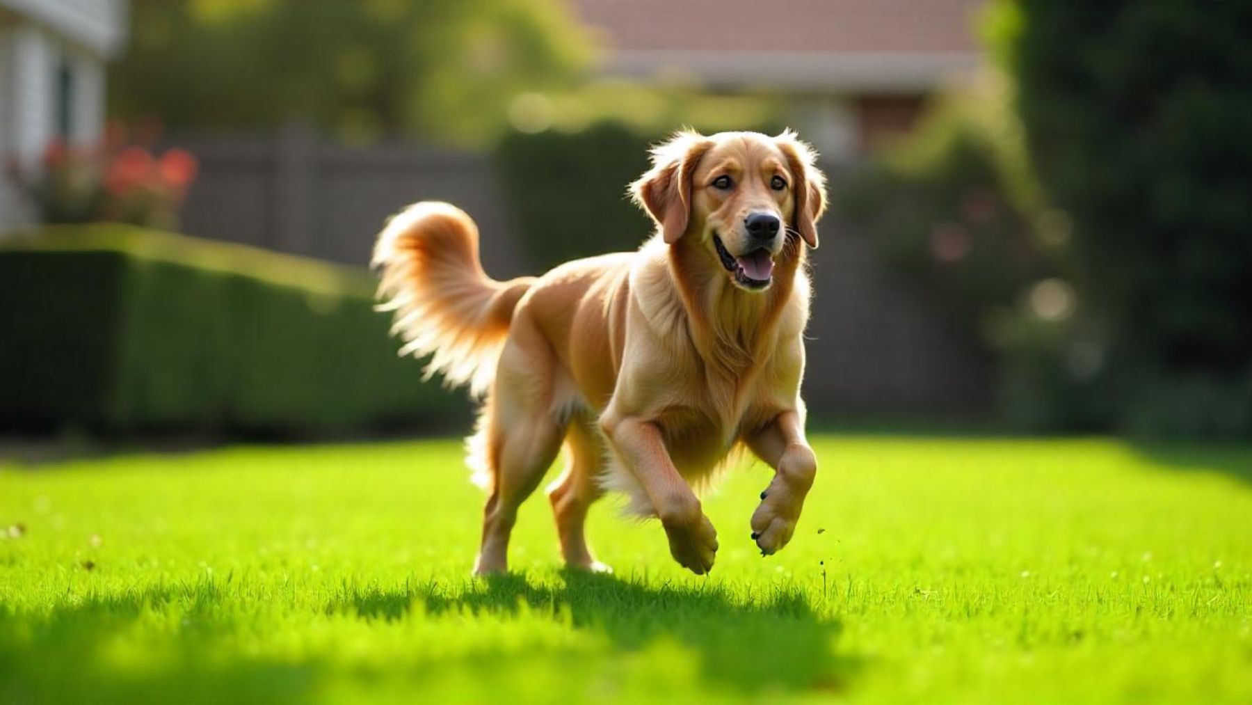 Un perro jugando. Foto: Freepik IA