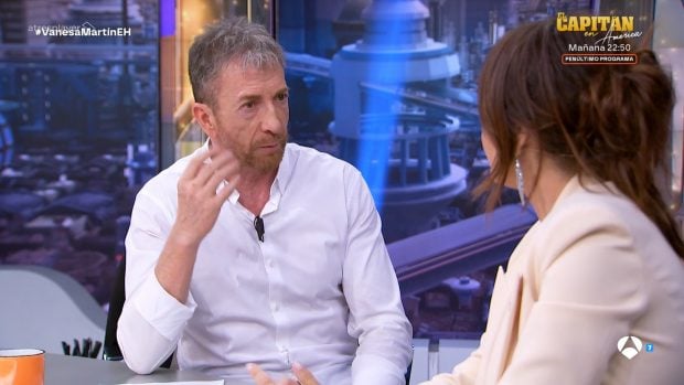 Pablo Motos y Vanesa Martín en El Hormiguero (Atresmedia).