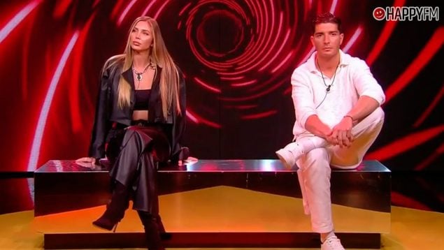 Romina Malaspina y Álex Ghita en GH DÚO 3. (Mediaset)