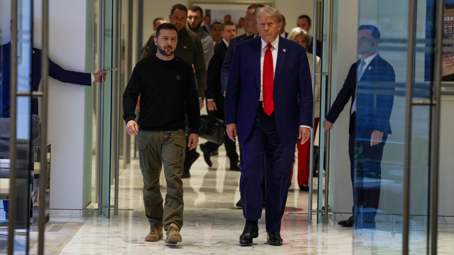 Zelenski y Trump en Nueva York en septiembre de 2024. (Foto: Getty Images)