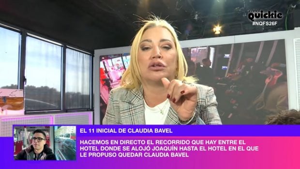 Belén Esteban se dirige a parte de los espectadores de Ni que fuéramos. (Canal Quickie)