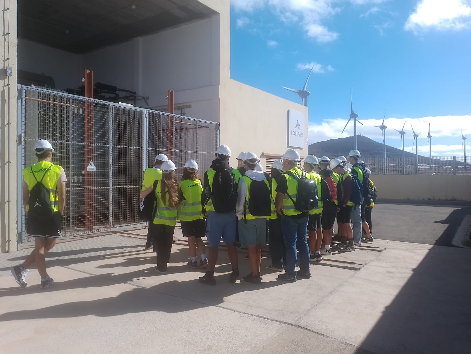 Visita del IES José Frugoni Pérez de Telde @GrupoLopesan