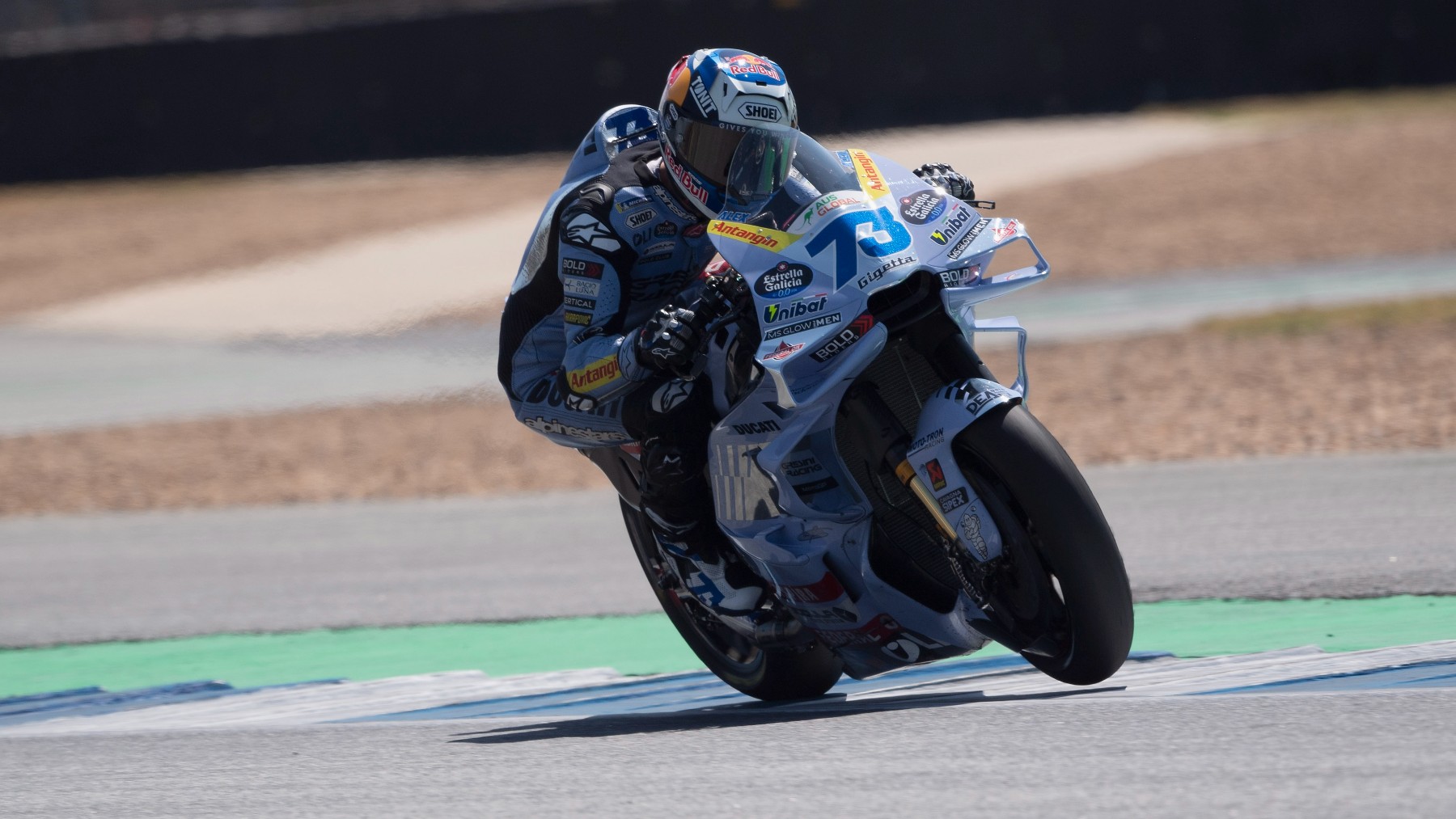 Álex Márquez, durante el GP de Tailandia de MotoGP. (Getty)