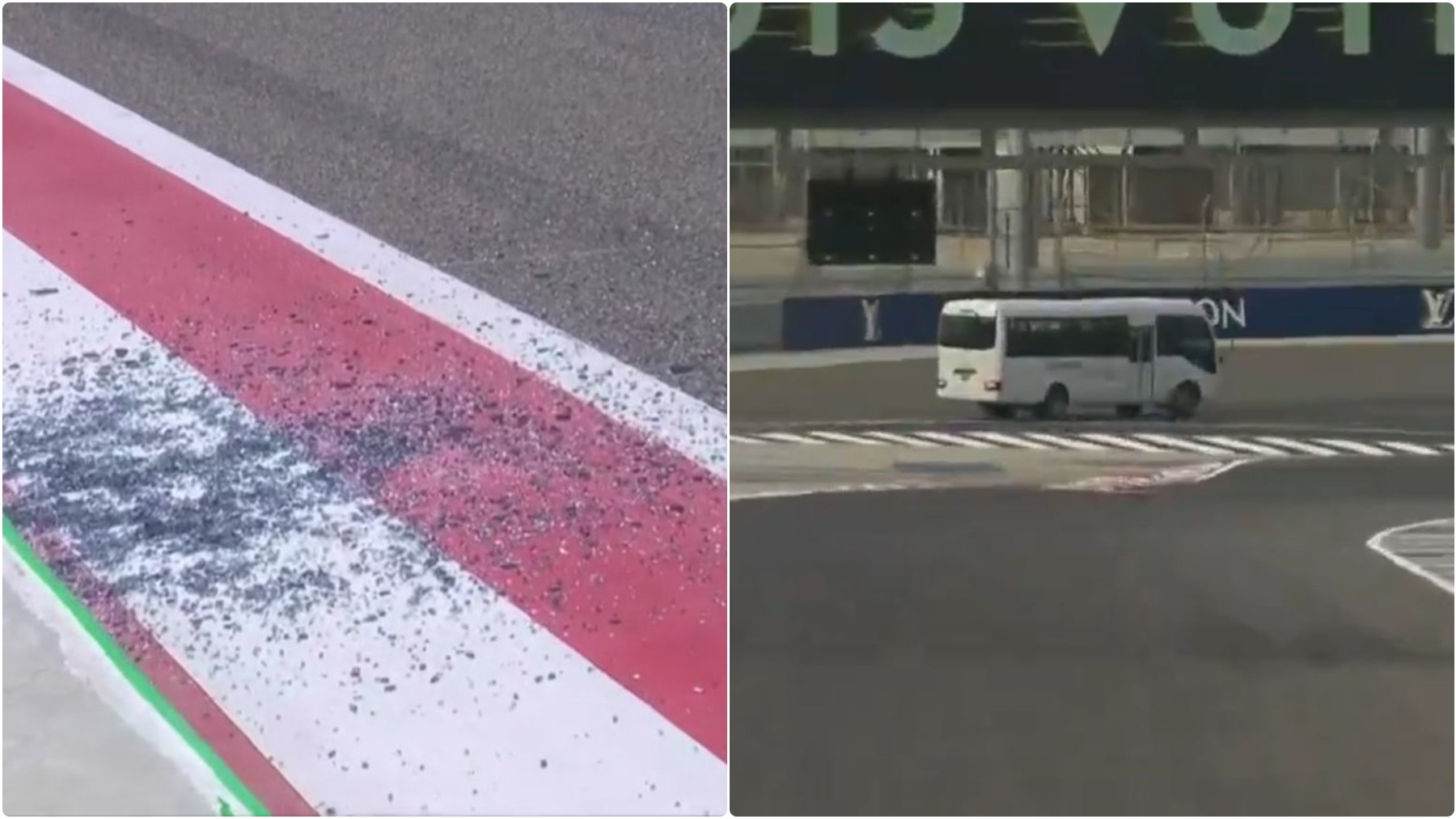 El surrealista motivo por el que apareció la doble bandera roja en los test de F1 en Bahrein