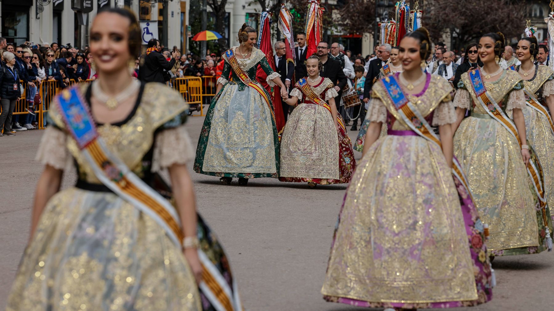 Las falleras de este año. (Foto: Ep)