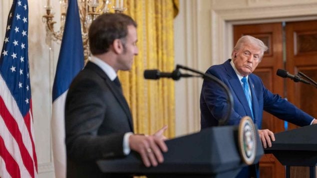 El fracaso de Macron en Washington: desaires, debilidad y fracaso diplomático