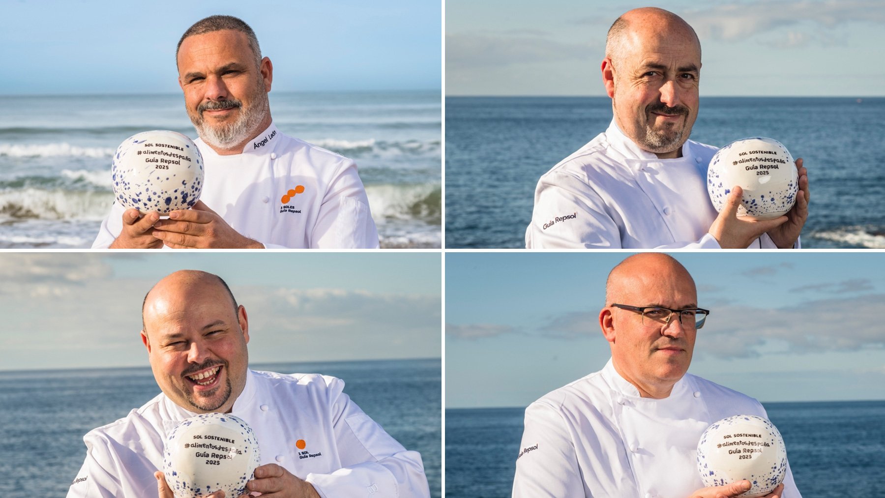 Los chefs galardonados en los premios Sol Sostenible #AlimentosdEspaña Guía Repsol 2025