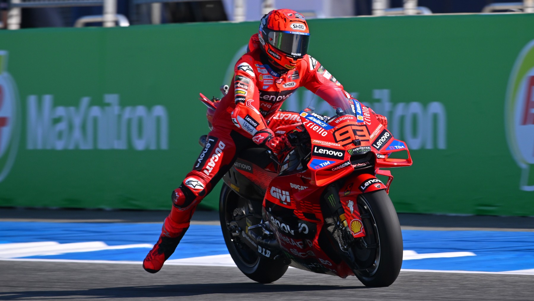 Marc Márquez, durante el GP de Tailandia de MotoGP. (EP)