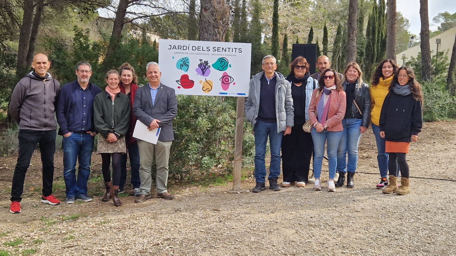 Presentación del Jardí dels Sentits.