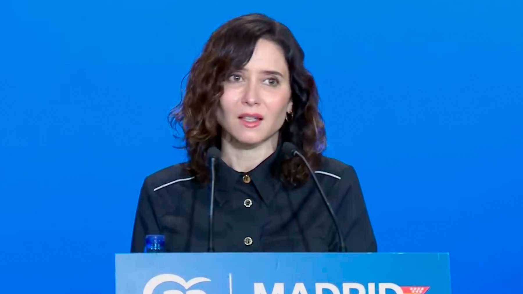 Isabel Díaz Ayuso, presidenta de la Comunidad de Madrid.