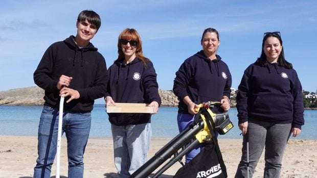 Recogida de plásticos en Menorca