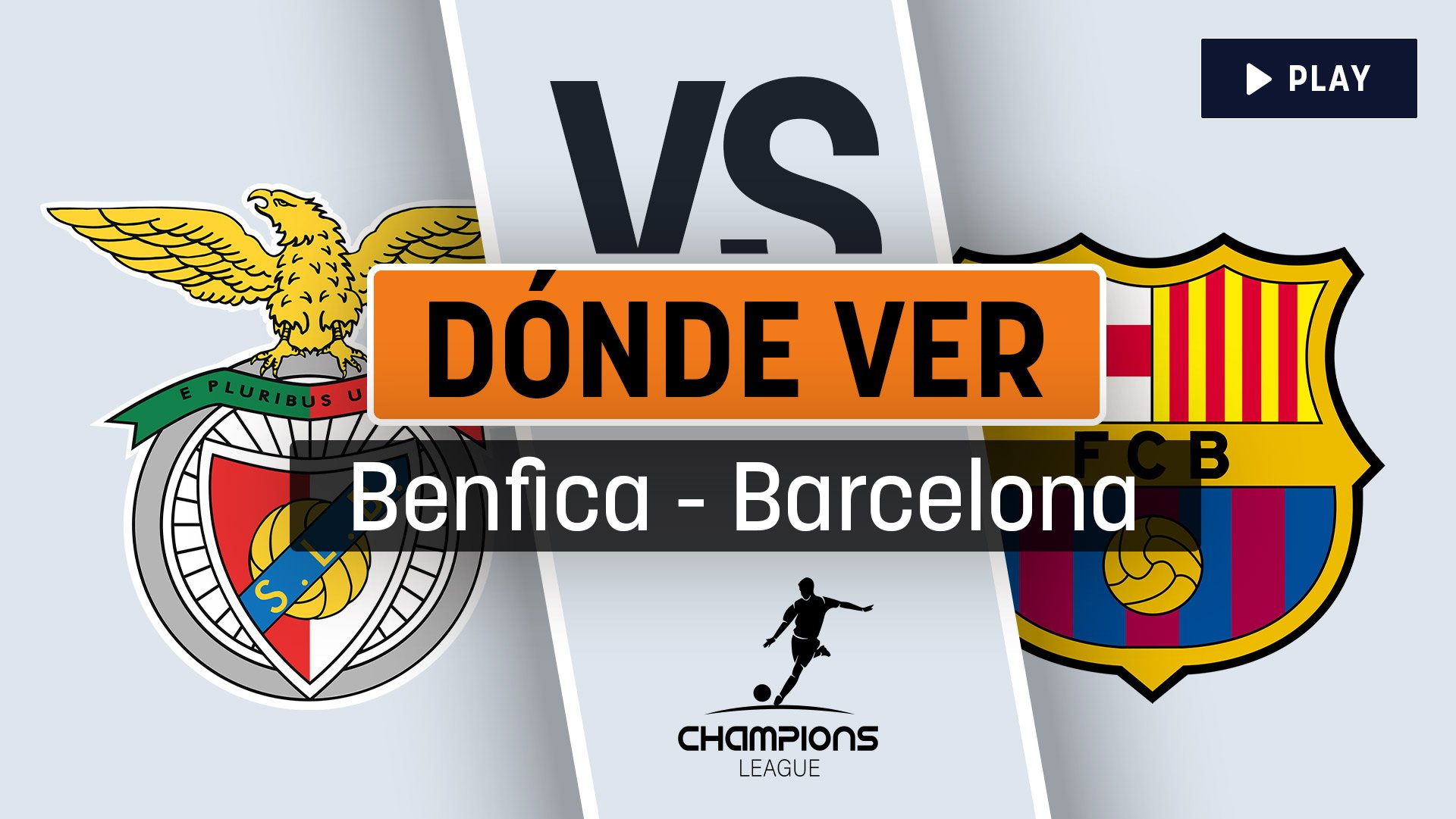 Benfica – Barcelona: a qué hora es y dónde ver en directo online y por TV el partido de Champions League